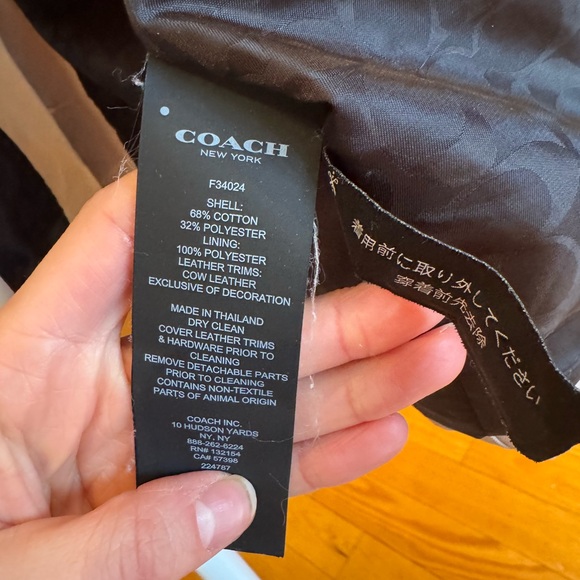 Coach original solid trench coat in the colour “bone” (beige/pink mix) - Picture 10 of 16